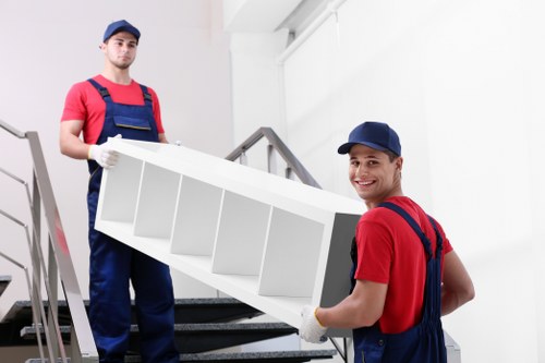 Professional movers handling apartment relocation in Bullscross