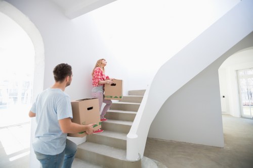 Clean and organized storage unit for furniture storage in Bullscross